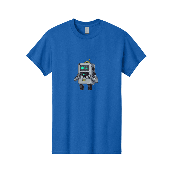 404-Robot-1 Mens Graphic Tee, 100% Cotton, Casual Summer Wear BAA106