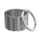 thumbnail image 1 of 10 llaveros oscilantes, llavero resistente a granel para coche, hogar, anillo grande de Metal para perro, etiqueta colgante, cordón, cadena DIY para escuela y oficina, 1 of 5