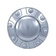 thumbnail image 2 of Set of 2 Bolt-On Rear Center Caps for 2019-2025 Ram 3500 Tradesman - Chrome, 2 of 3