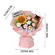 thumbnail image 2 of Muñeca de ganchillo con ramo de graduación de girasol – Set regalo de flores de lana tejida hechas a mano para graduados, recuerdos duraderos y decoración para fiestas, 2 of 6