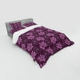 thumbnail image 2 of Ambesonne Spring Bedding Set 4 Pcs, Botanical Petal Pattern, Queen, Dried Rose and Plum, 2 of 2