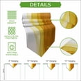 thumbnail image 5 of Ombre Orange Waves Table Runner Linen Burlap Table Runner 70 Inches Long Abstract Art Gradient Modern Dresser Scarves for Kitchen Island Coffee Dining Room Party Wedding Banquet Holiday Decor 13"x70", 5 of 8