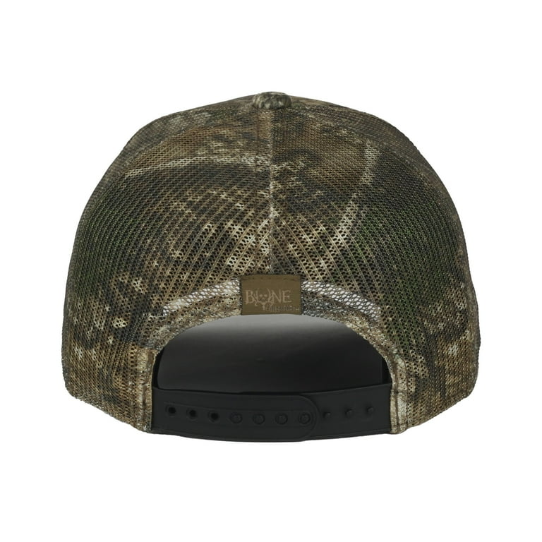 Mossy Oak Camo Front Logo Hunting Hat with Mesh Back (Mossy Oak Country Mossy Oak Camo Front Logo Hunting Hat with Mesh Back (Mossy Oak Country