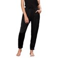 thumbnail image 4 of POGLIP Women's Black Pocketed Joggers, 4 of 6