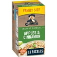thumbnail image 1 of Quaker Apples & Cinnamon Instant Oatmeal, 1 of 13