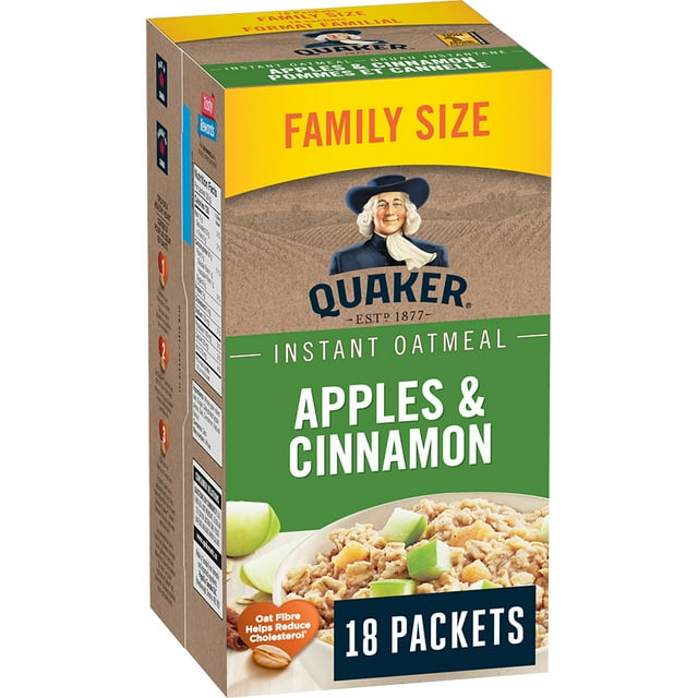 Quaker Apples & Cinnamon Instant Oatmeal