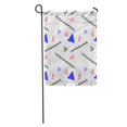 thumbnail image 1 of NUDECOR Doodle in Nautical Palette Pattern Colors Child Drawing Abstract Handdrawn Garden Flag Decorative Flag House Banner 28x40 inch, 1 of 2