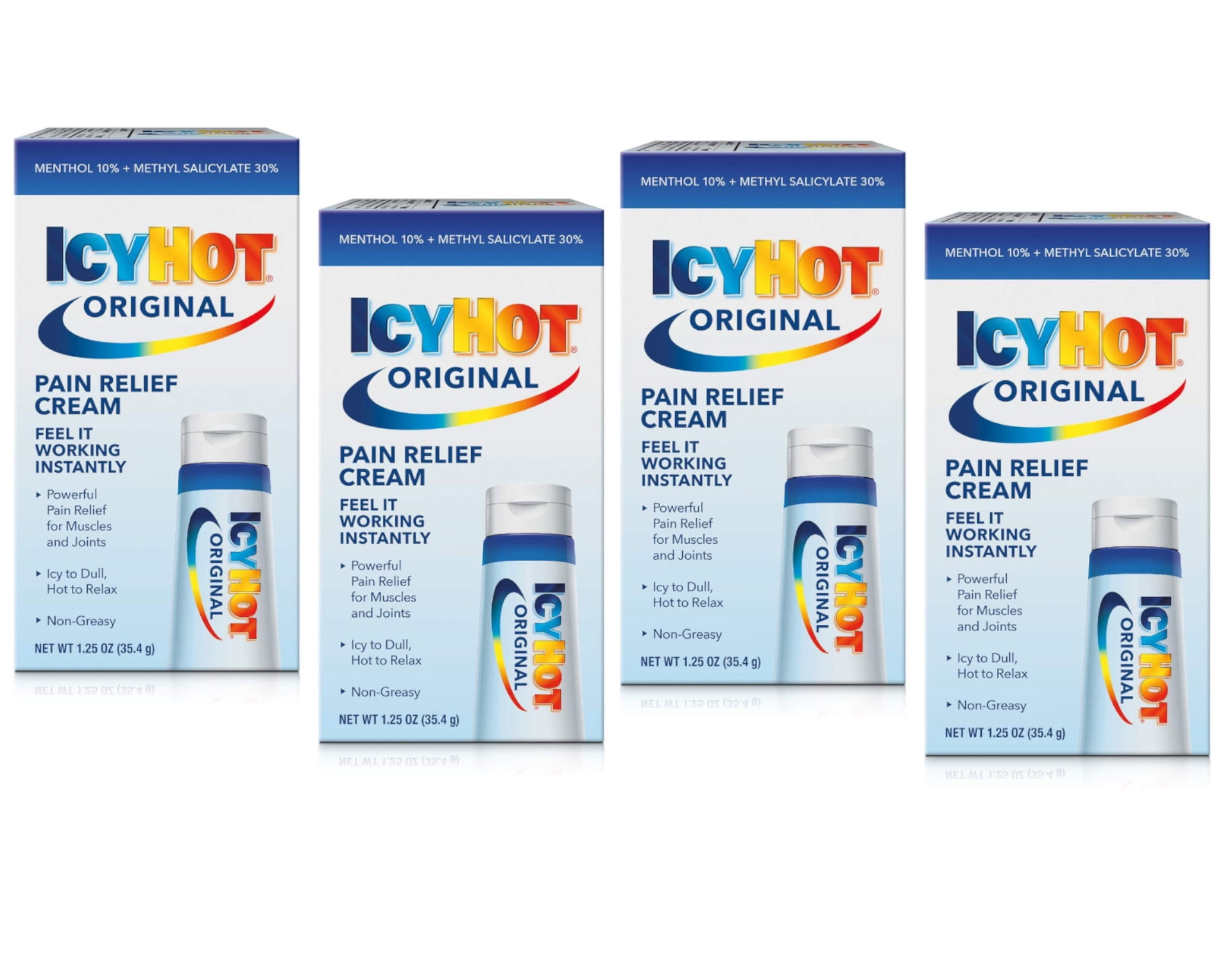 ICY HOT Cream 1.25 oz (Pack of 4)