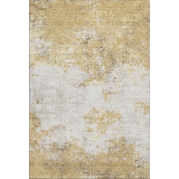 Dalyn Rugs Premium Machine Washable Mayfield AMF1027 Gold 9' x 12' Rug