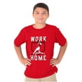 thumbnail image 4 of Baseball Athlete Work From Homebase Boys Kids T Shirt Tees Tops Teen Brisco Brands X, 4 of 6