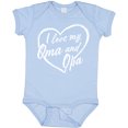 thumbnail image 3 of Inktastic I Love My Oma and Opa in White Chalk Heart Boys or Girls Baby Bodysuit, 3 of 5