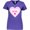 Purple, variant on Inktastic Mimi Pink Valentine Hearts Women's V-Neck T-Shirt