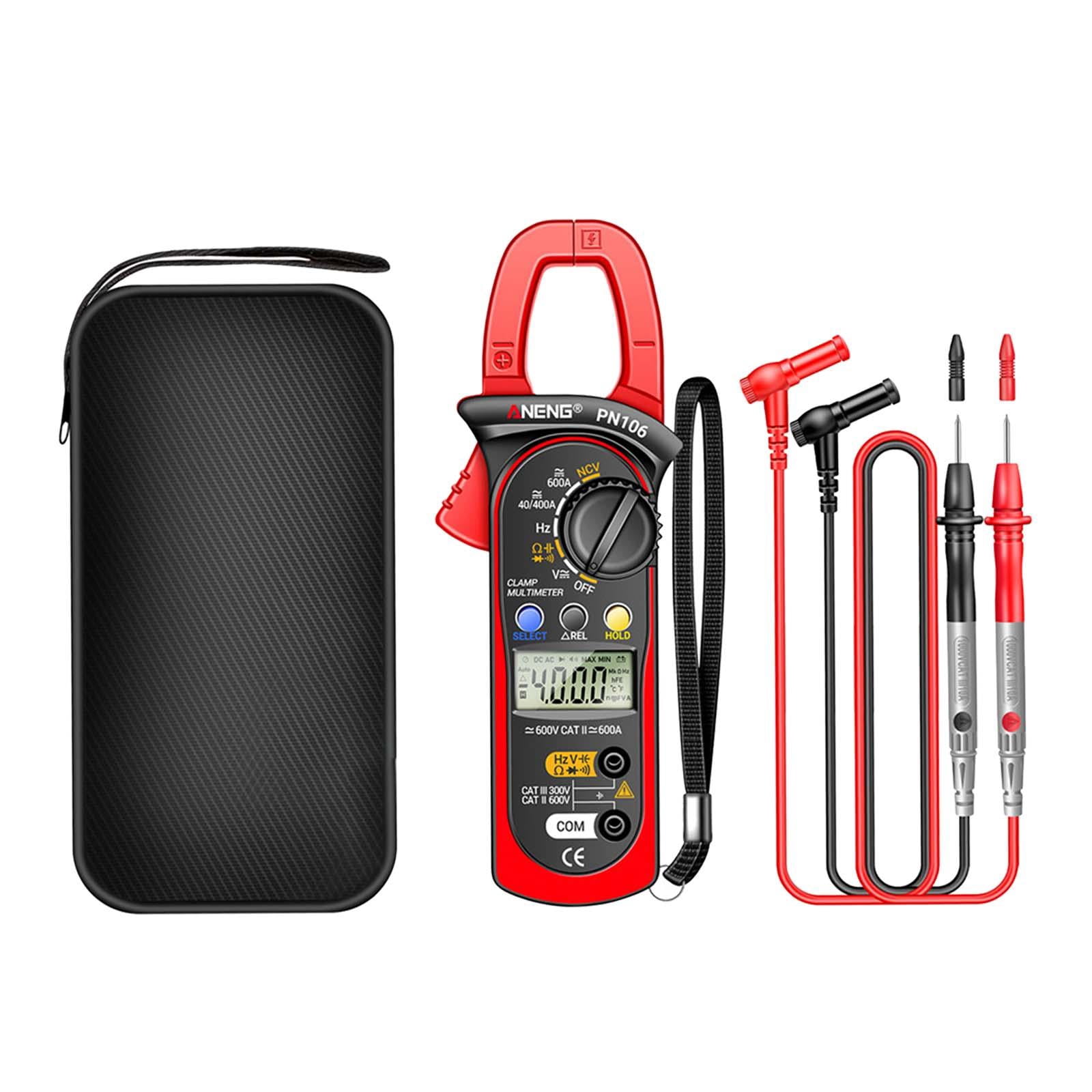 Miulika Digital Clamp Meter Electrical Multimeter Pocket 4000Counts Current Meter Accurately Auto Range Electrician Tool Multi Tester for Automotive
