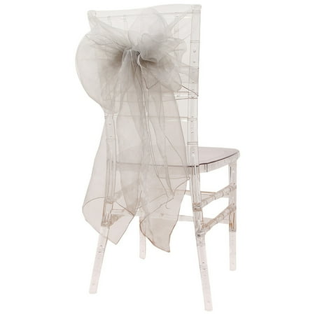 

Rosnek Chair Bows Sashes Tie Back Decorative Item Cover ups For Wedding Reception Events Banquets Chairs Decoration