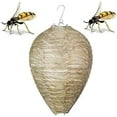 thumbnail image 1 of Territorial Awareness, Wasp Nest Decoy For Home Garden Protection, Artificial Hive With Realistic Colors And Shapes, Easy To Hang, Waterproof Outdoor Decorative (3PCS), 1 of 5