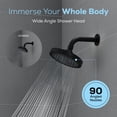 thumbnail image 3 of SparkPod 8" Matte Black High Pressure Showerhead, 3 of 8