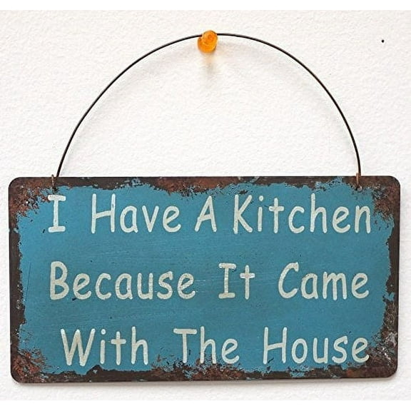 attraction design fw1047 i have a kitchen metal antique wisdom sign