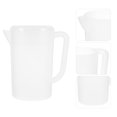 thumbnail image 3 of Miangastore Clear Water Pitcher Water Pitcher White Lid 1Pack 8.7X7.3X5.5In, 3 of 9