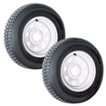 thumbnail image 1 of Conjunto de 2 neumáticos ST175/80D13 para remolque y montaje de ruedas, 6 capas para uso pesado, llanta de 13", 5 lug en PCD de 4,5", 1 of 4