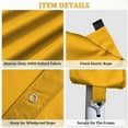 thumbnail image 5 of Pakunoda 12' X 20' Carport Canopy Replacement Cover, Portable Car Garage Shelter Party Top Tent with 34PC Ball Bungees, Yellow (Only Cover, Frame Not Included), 5 of 8