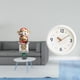 thumbnail image 2 of Reloj de pared moderno con figura de y números silenciosos. Figura decorativa colgante para año Nuevo en el hogar, la oficina o ., 2 of 8