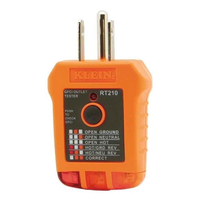 Probador De Polaridad Con Gfci Klein Tools RT210