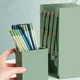 thumbnail image 5 of Mdesiwst Metal Bookend Retractable Desktop Book Stand Space-saving Book Organizer Holder for Home School Office, 5 of 6