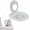 Grey, variant on Cat Toilet Training Kit, Removable Washable Pad, Portable