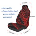 thumbnail image 3 of Balery Red Dragon On Black Funda de Asiento para Auto con Diseño - Cubierta Frontal Suave y Transpirable con Protector Antideslizante- 1 Unidad, 3 of 5