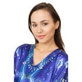thumbnail image 6 of Up2date Fashion's Women's Caftan / Kaftan, Twilight Floral Print, 6 of 6