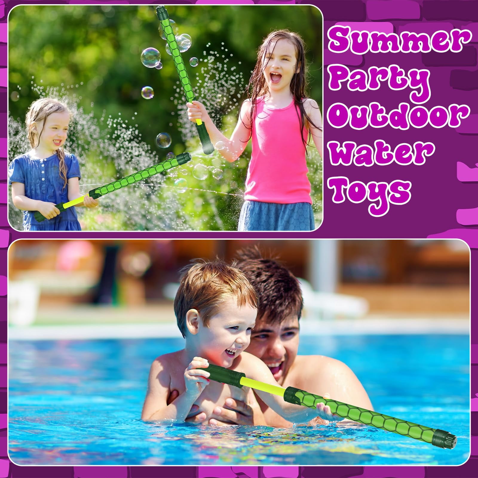 12 Green Turtle Water Blasters Summer Outdoor Pool Backyard Beach Games