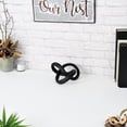 thumbnail image 2 of Cheungs 5897BK Kompo Modern Black Abstract Infinite Knot Decor, 2 of 5