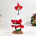 thumbnail image 6 of Christmas Goose Outfit Handmade Porch Goose Santa Outfits Cute Goose Clothes for 23" Goose Halloween Christmas Outdoor Patio Yard Lawn Art, 6 of 9