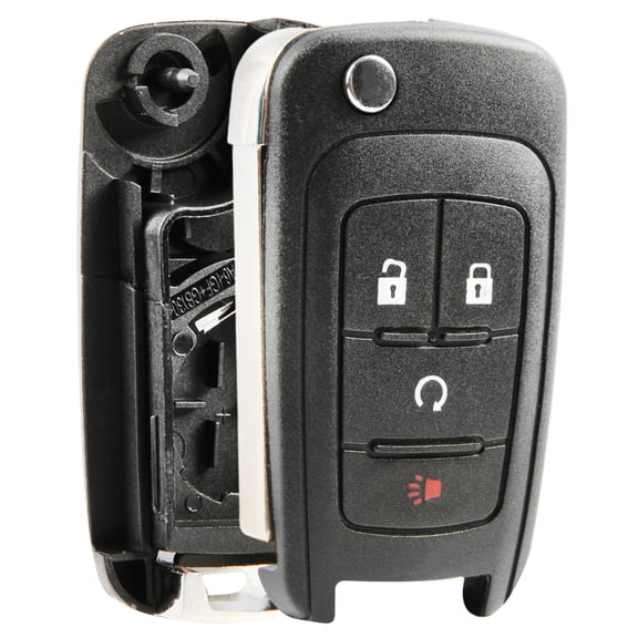 Remote Start Key Fob Shell Flip Case for Chevrolet Trax Buick Encore (KR55WK500733, 13501916)