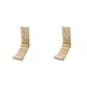 thumbnail image 4 of Scienceny Ganchos de pared plegables Herrajes decorativos para muebles Hogar Aluminio Cocina Baño Bolsas Perchas Accesorios de cocina Oro rosa 2piezas, 4 of 6