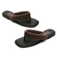 thumbnail image 4 of Chanclas Planas para Mujer Sandalias De Verano para Mujer Zapatillas De Playa Simples Retro para Exteriores Negro 38, 4 of 8