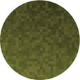 thumbnail image 1 of Ahgly Company Machine Washable Indoor Round Transitional Chocolate Brown Area Rugs, 4' Round, 1 of 7