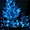thumbnail image 6 of KTENME 200 Counts Christmas Lights 53Ft, 2 Sets of 100 Mini Lights 26.5 Feet String Lights with Replace Fuse and Bulb, Waterproof Connectable, Indoor Outdoor Christmas Decoration, Blue, 6 of 8