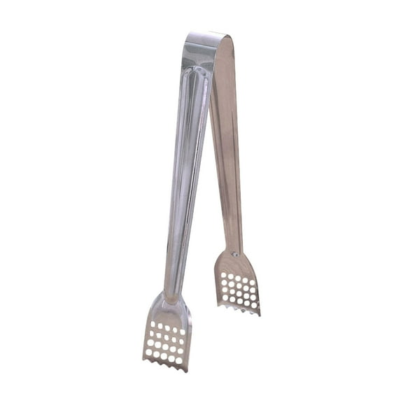 JeashCHAT Serving Tongs Kitchen Tongs Stainless Steel Metal Food Tong Small Tongs Barbecue Tongs, 8.46 inch
