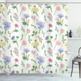 thumbnail image 1 of Ambesonne Aster Shower Curtain, Botanical Herbs Nature, 69"Wx70"L, Multicolor, 1 of 3