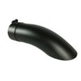 thumbnail image 2 of Exhaust Tip Diesel 5.00" Inlet 5.00" X 16.00" Long WTD50016-500-BOSS-MBK-SS Bolt On Turn Down Black 304 Stainless Wesdon Exhaust Tip, 2 of 9