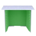 thumbnail image 4 of relayinert Soundproof Booth Studio Sound Recording Foam Panels Gray Blue Soundproof Cover Desktop Gray Green 60x60cm, 4 of 6