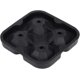 thumbnail image 4 of Ice Cube Molds, 4 Slot Silicone Ice Cube Trays, 4 of 5