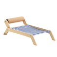 thumbnail image 3 of Hamaca para gatos, cama de playa de verano para gatos, cama para dormir para gatos lavable en la playa, suministros para mascotas, muebles para gatos Cama de playa con rodillo Fernando Hamaca para gatos, 3 of 8