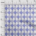 thumbnail image 2 of oneOone Georgette Viscose Medium Purple Fabric Argyle Sewing Craft Projects Fabric Prints By Yard 42 Inch Wide, 2 of 4