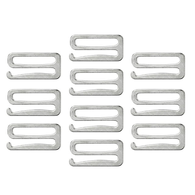 10pcs / Resultados de Lencería Deslizadores de Aleación de Color Plata Tamaño de 25 Mm Sunnimix Ajustador de la correa del sujetador