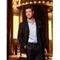 thumbnail image 6 of COOFANDY Mens Floral Rose Printed Long Sleeve Dress Shirts Prom Wedding Party Button Down Shirts, 6 of 6