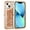 Rose Gold, variant on For Apple iPhone 14 Plus 6.7 inch Dual Layer Protective Shockproof Tough Defender Sparkling Liquid Glitter Heart Case Cover Blue