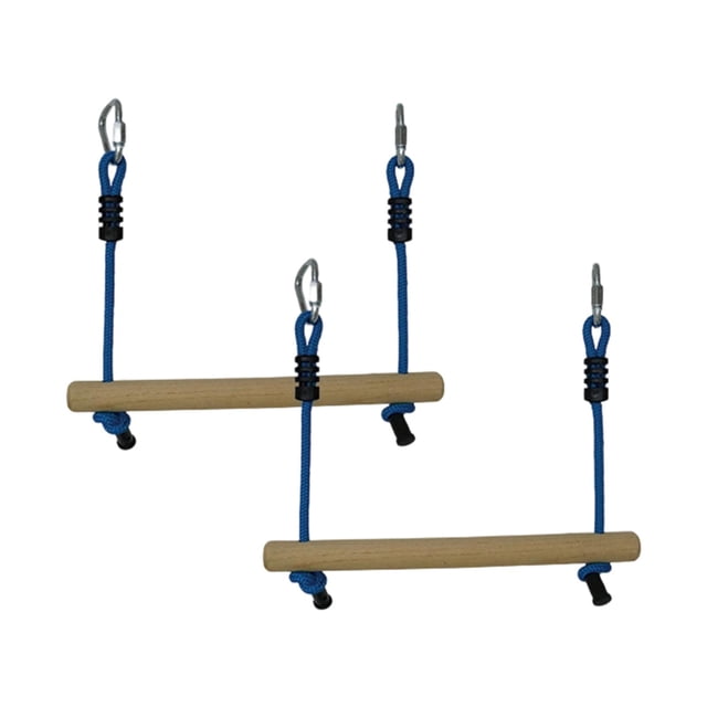 Dickly 2 Pieces Monkey Bar Slackline Accessories Multifunctional Attachments Equipments Blue