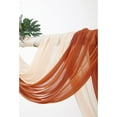 thumbnail image 4 of Wedding Arch Flowers with Drape Kit (Pack of 4) - 2pcs Artificial Flower Swag with 2pcs Draping Fabric for Wedding Ceremony Arbor and Reception Backdrop Decoration (Terracotta), 4 of 6